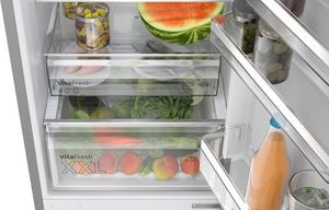 KGN392LAFG, Free-standing fridge-freezer with freezer at bottom