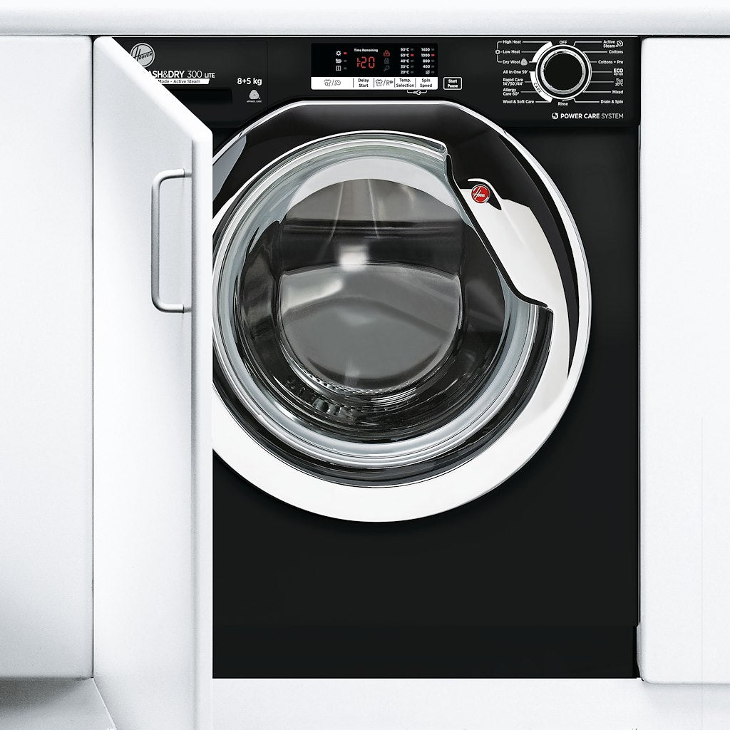 Hoover HBDS 485D2ACBE 8+5kg Integrated Washer Dryer