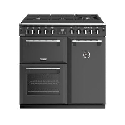 90cm Dual Fuel Gas Through Glass Range Cooker