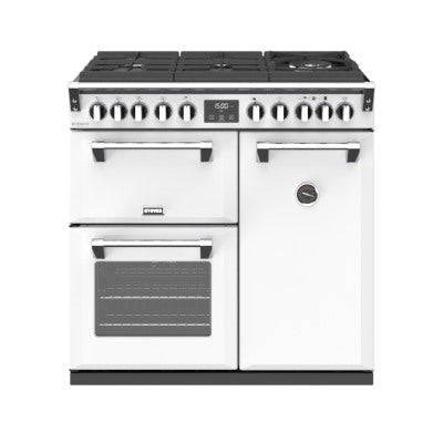 90cm Dual Fuel Gas Through Glass Range Cooker