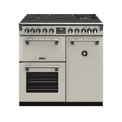 90cm Dual Fuel Gas Through Glass Range Cooker