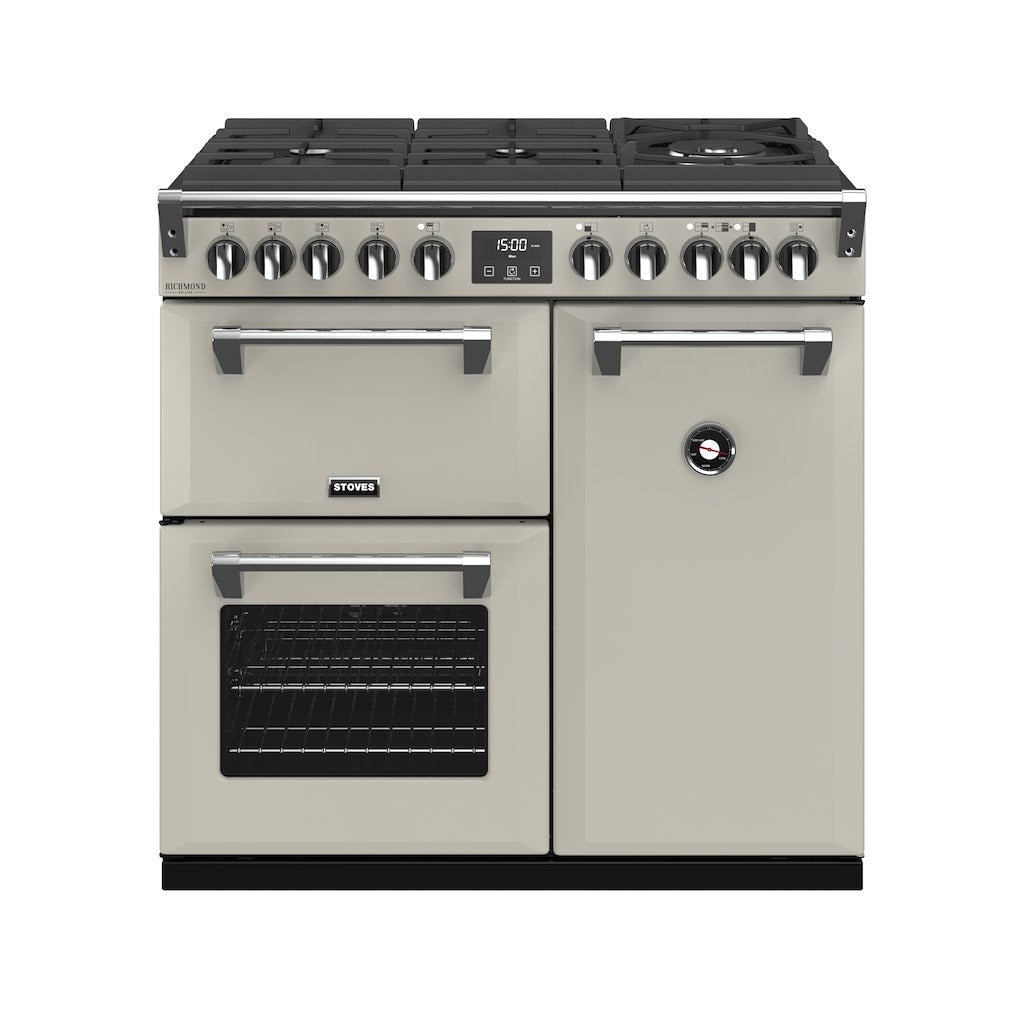 90cm Dual Fuel Gas Through Glass Range Cooker