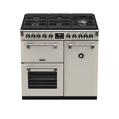 90cm Dual Fuel Gas Through Glass Range Cooker