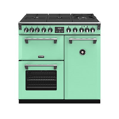 90cm Dual Fuel Gas Through Glass Range Cooker