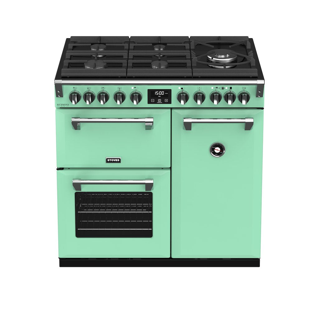 90cm Dual Fuel Gas Through Glass Range Cooker