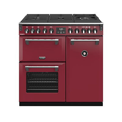 90cm Dual Fuel Gas Through Glass Range Cooker