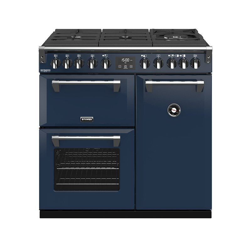 90cm Dual Fuel Gas Through Glass Range Cooker