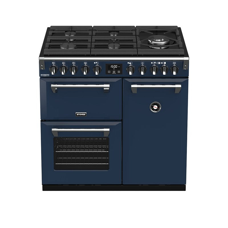 90cm Dual Fuel Gas Through Glass Range Cooker