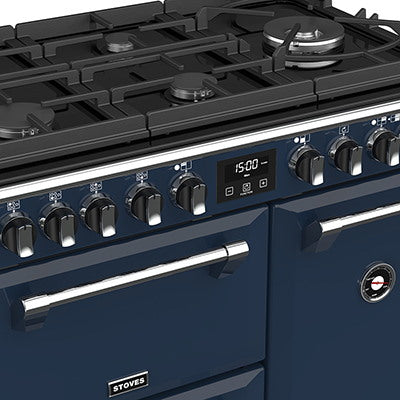 90cm Dual Fuel Gas Through Glass Range Cooker