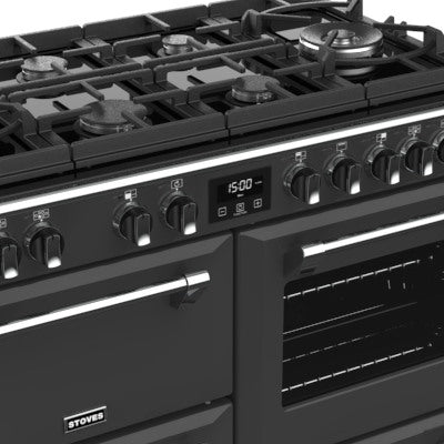 100cm Dual Fuel Gas Through Glass Range Cooker