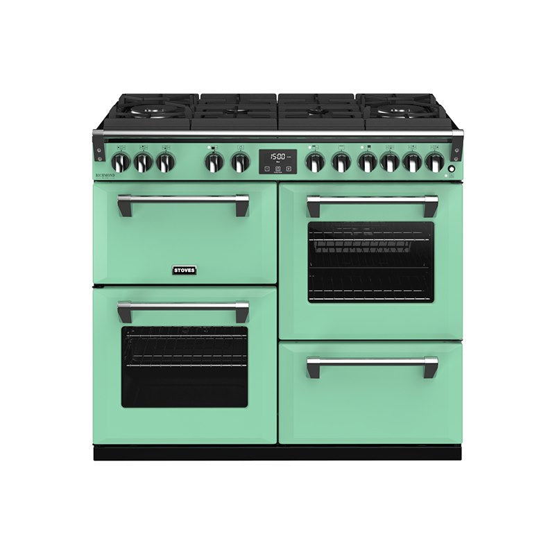 100cm Dual Fuel Gas Through Glass Range Cooker