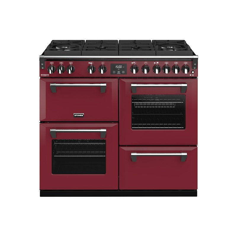 100cm Dual Fuel Gas Through Glass Range Cooker