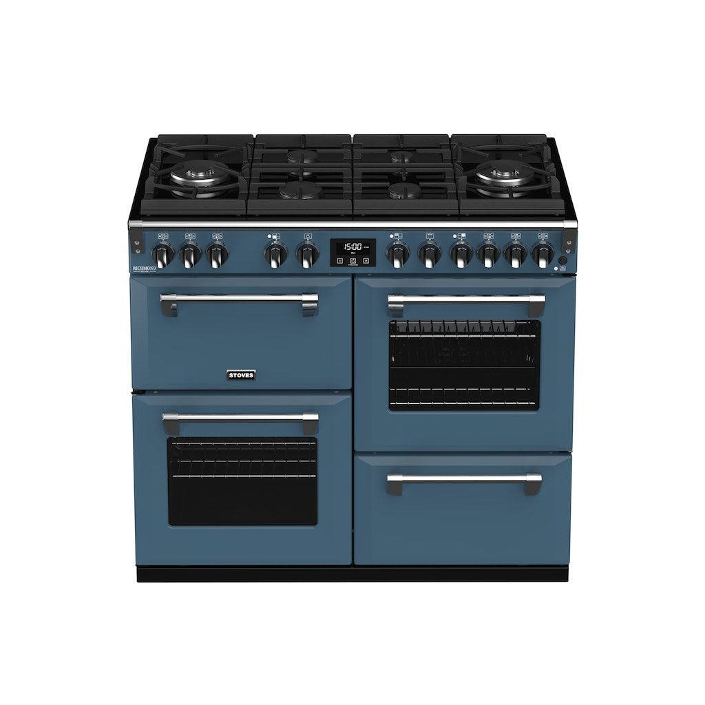 100cm Dual Fuel Gas Through Glass Range Cooker