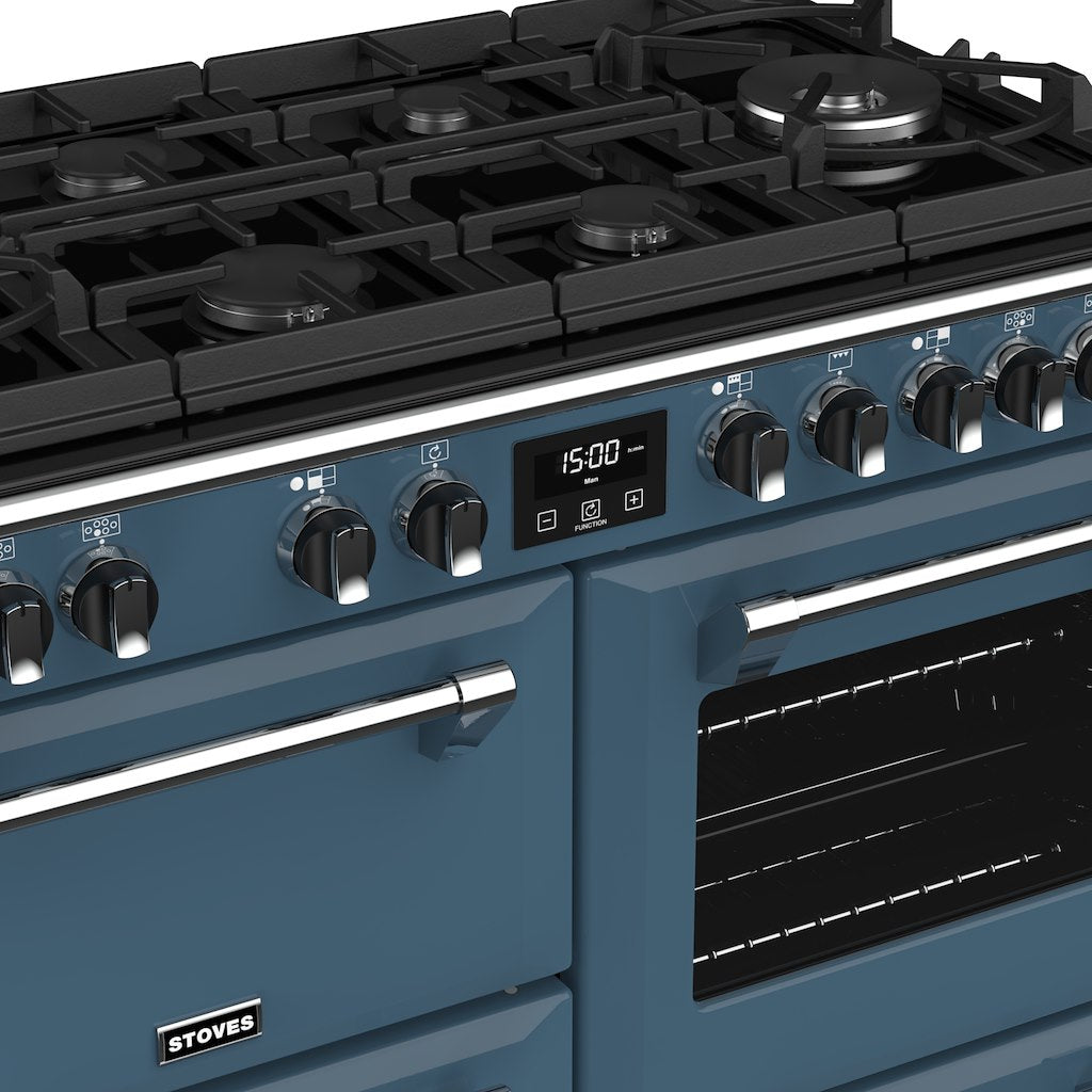 100cm Dual Fuel Gas Through Glass Range Cooker