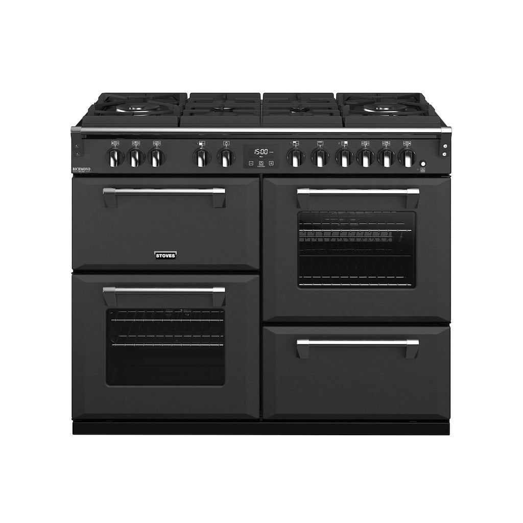 110cm Dual Fuel Gas Through Glass Range Cooker