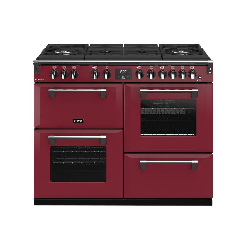 110cm Dual Fuel Gas Through Glass Range Cooker