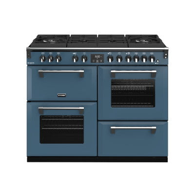 110cm Dual Fuel Gas Through Glass Range Cooker