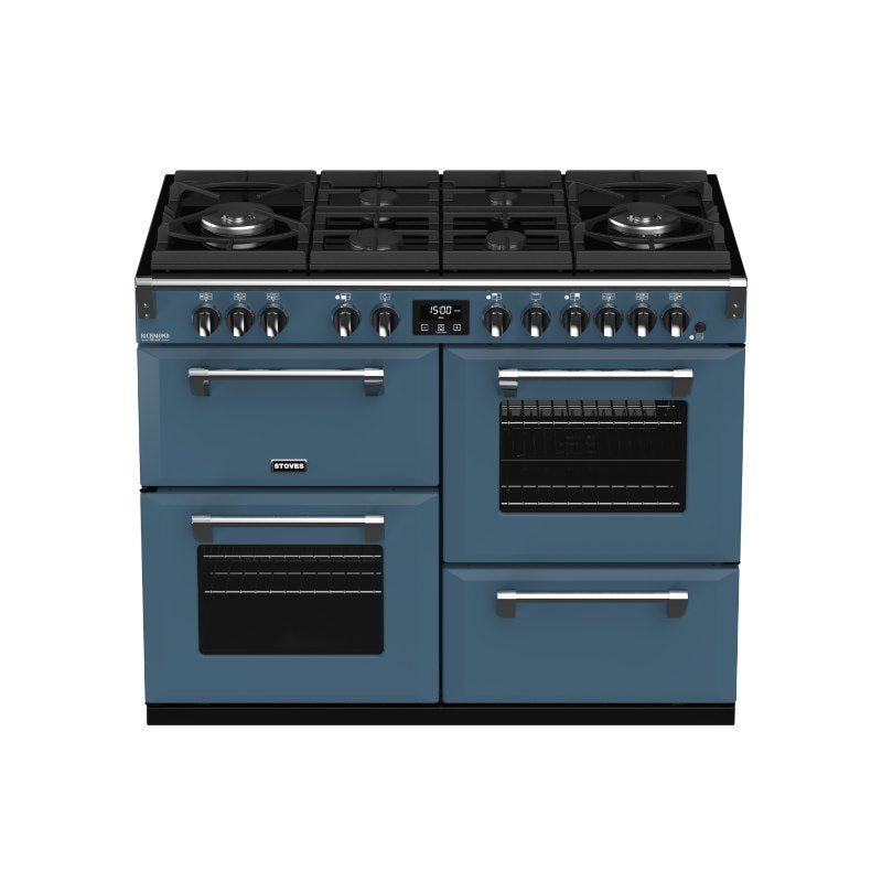 110cm Dual Fuel Gas Through Glass Range Cooker