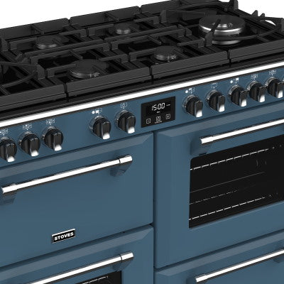 110cm Dual Fuel Gas Through Glass Range Cooker