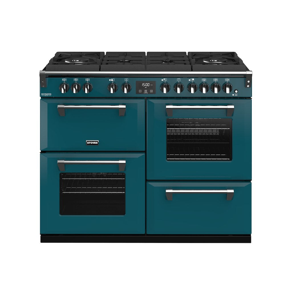 110cm Dual Fuel Gas Through Glass Range Cooker