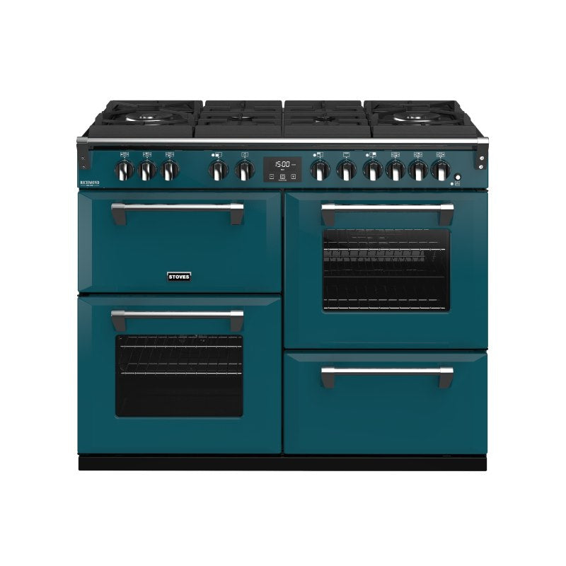 110cm Dual Fuel Gas Through Glass Range Cooker