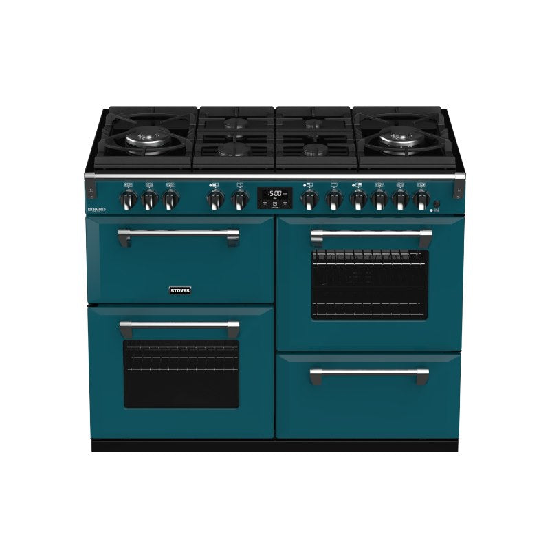 110cm Dual Fuel Gas Through Glass Range Cooker