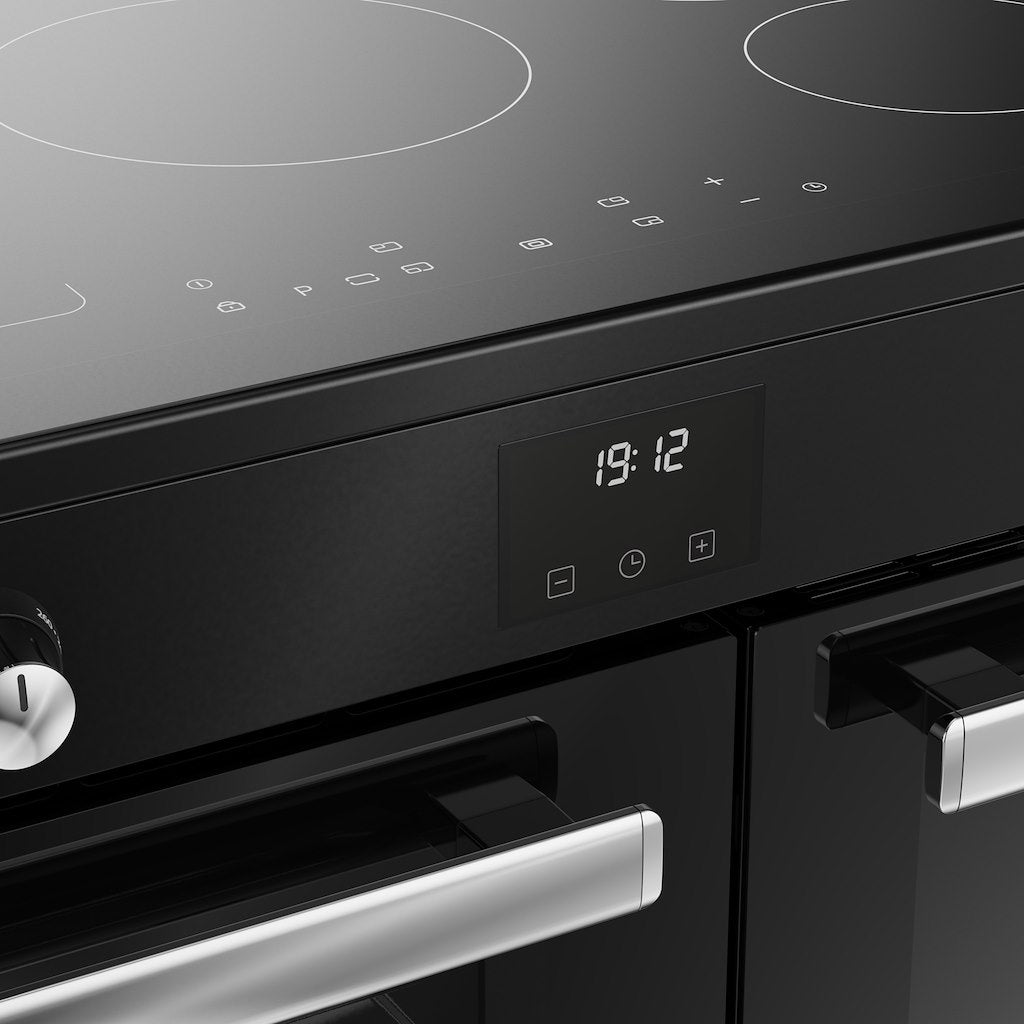Belling RCA COOKCENTRE 90Ei 90cm Electric Induction Touch Range Cooker - Black