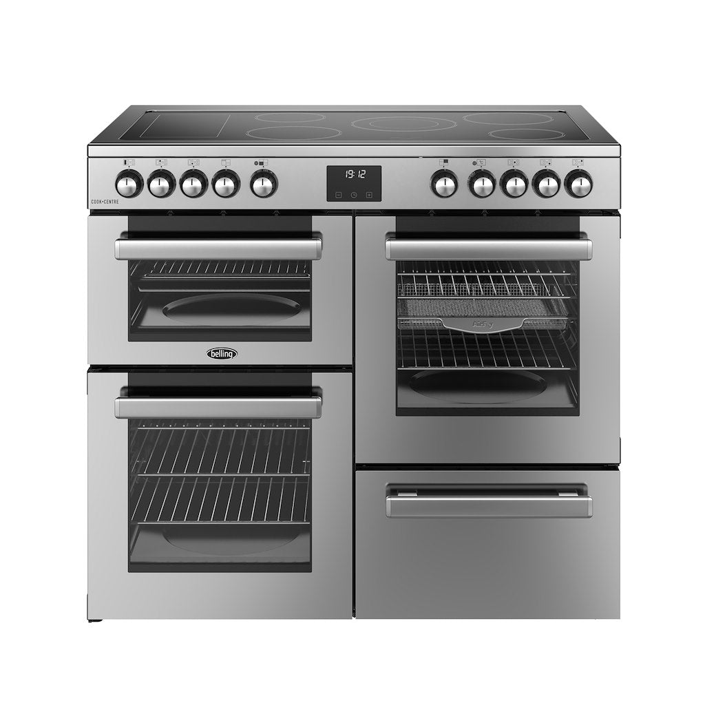 Belling RCA COOKCENTRE 100E 100cm Cookcentre Electric Ceramic Range Cooker - Stainless Steel