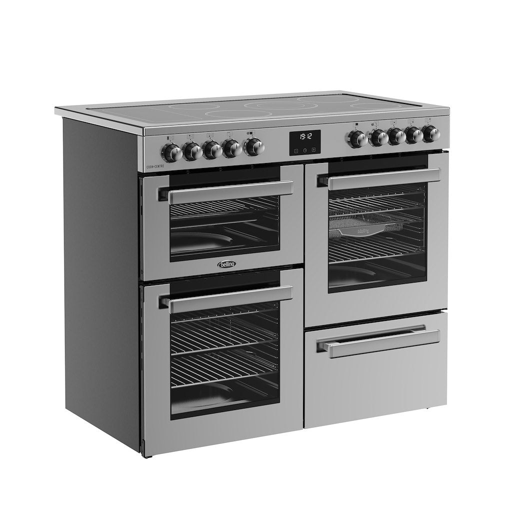 Belling RCA COOKCENTRE 100E 100cm Cookcentre Electric Ceramic Range Cooker - Stainless Steel