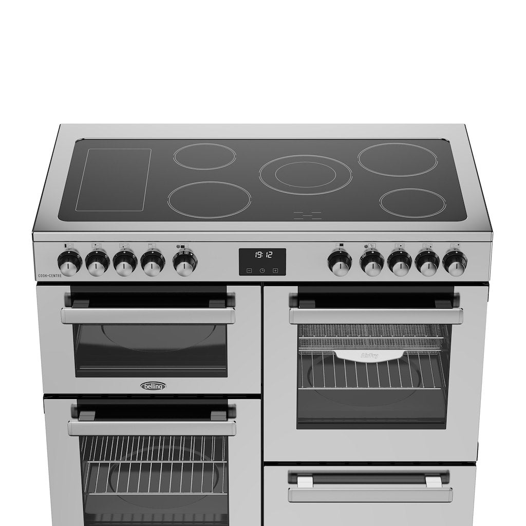 Belling RCA COOKCENTRE 100E 100cm Cookcentre Electric Ceramic Range Cooker - Stainless Steel