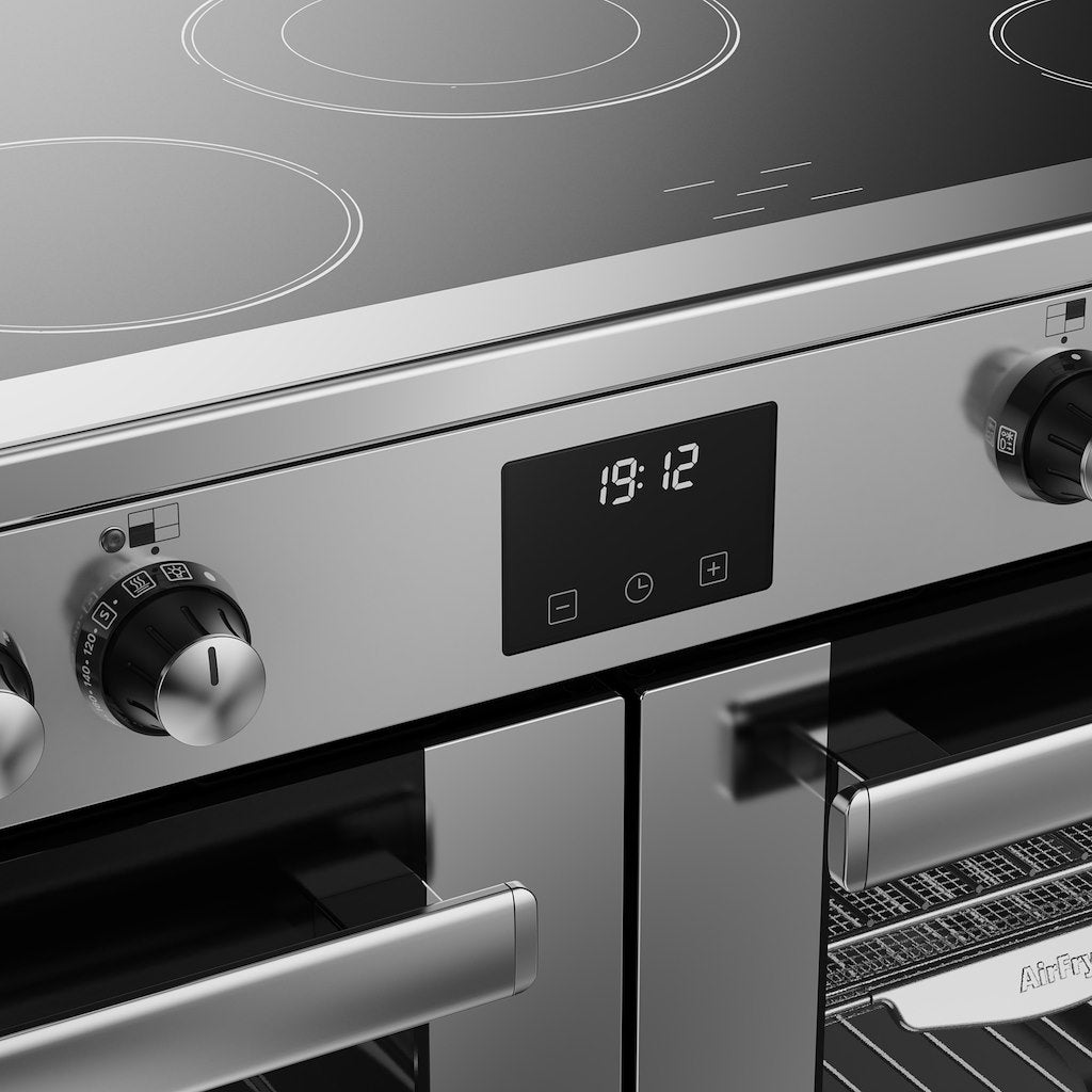 Belling RCA COOKCENTRE 100E 100cm Cookcentre Electric Ceramic Range Cooker - Stainless Steel