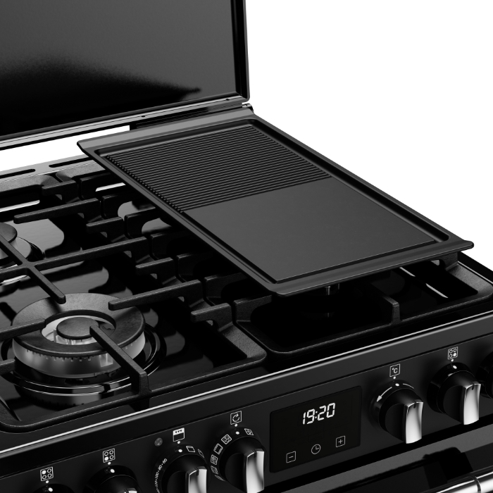 Stoves DX MRA RICH 60DF 60cm Dual Fuel Cooker with Double Oven - Black