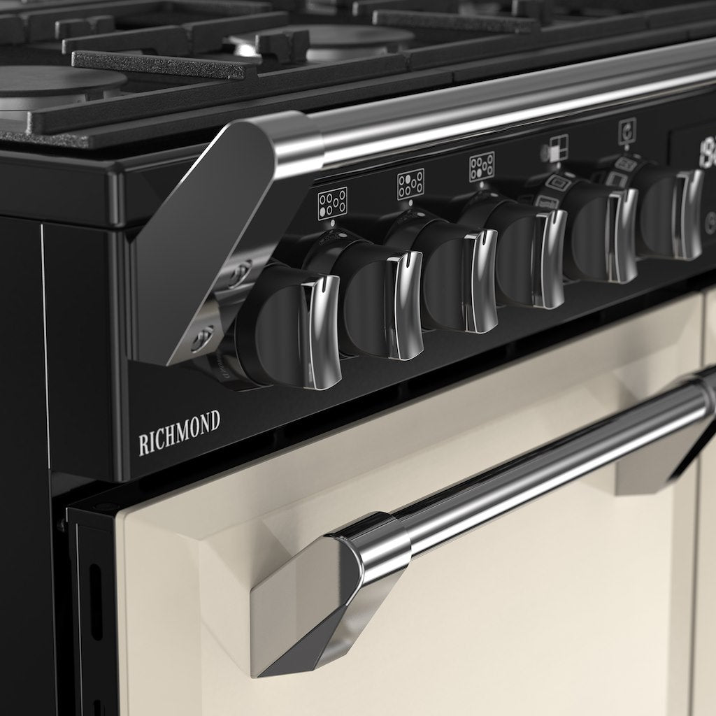 Stoves RCA RICH 100DF 100cm Richmond Dual Fuel Range Cooker - Cream
