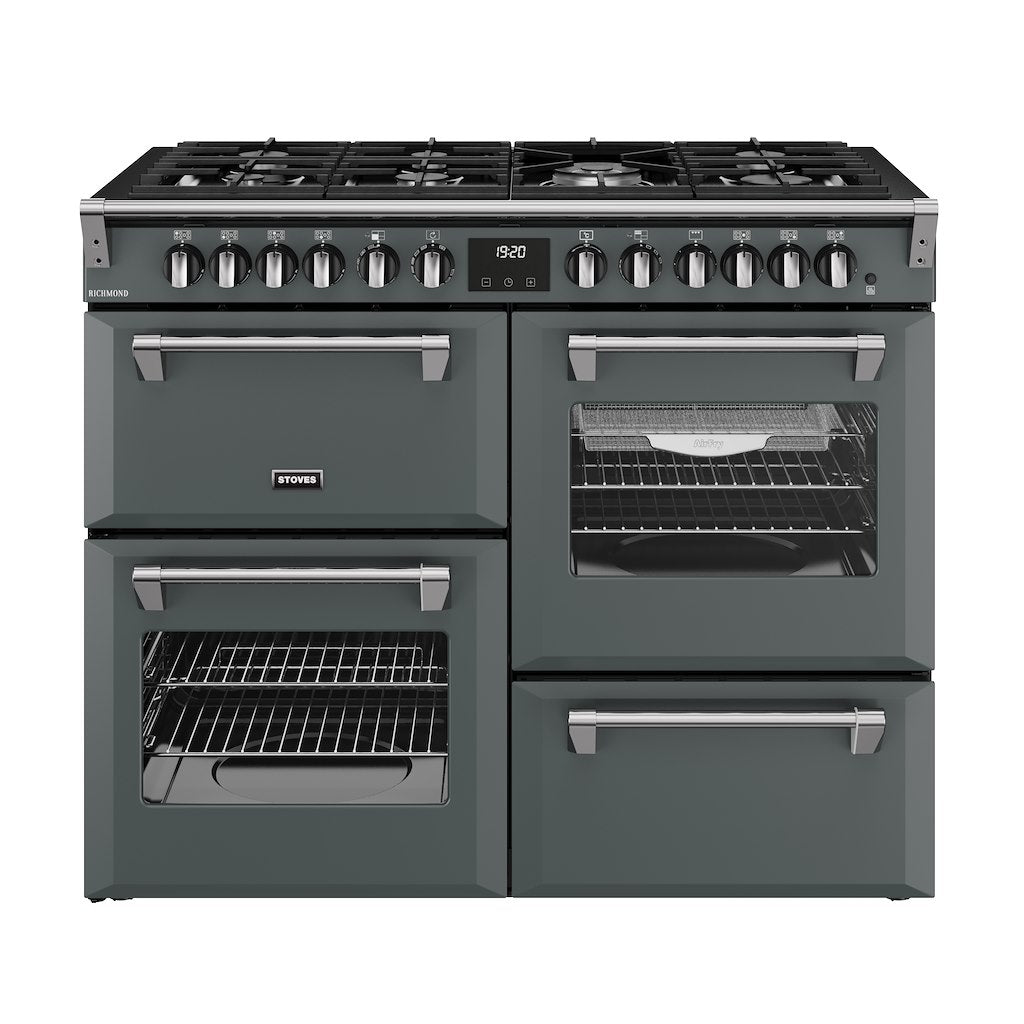 Stoves RCA RICH 110DF 110cm Richmond Dual Fuel Range Cooker - Anthracite