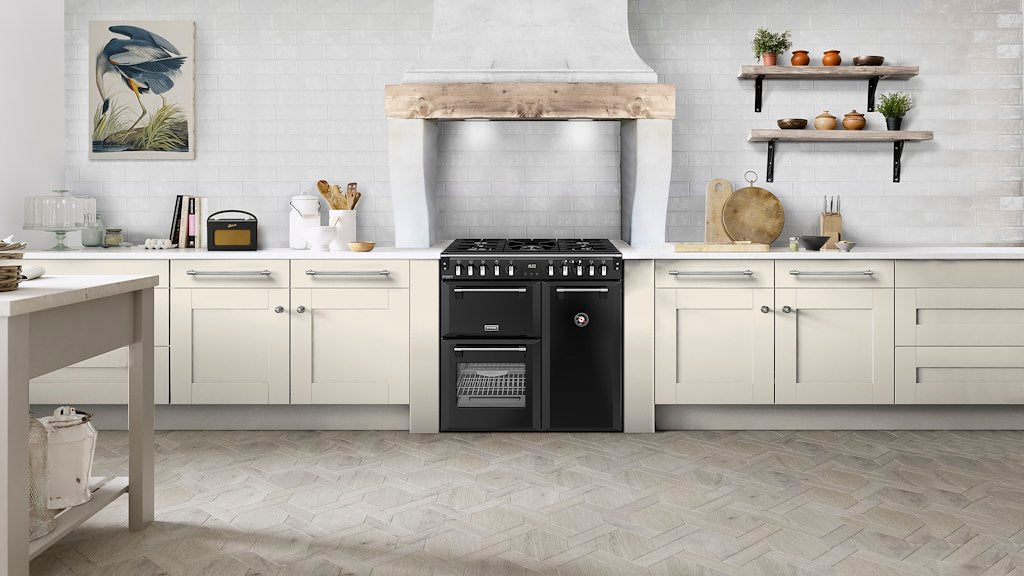 Stoves DX RCA RICH 90DF 90cm Richmond DX Dual Fuel Range Cooker - Black