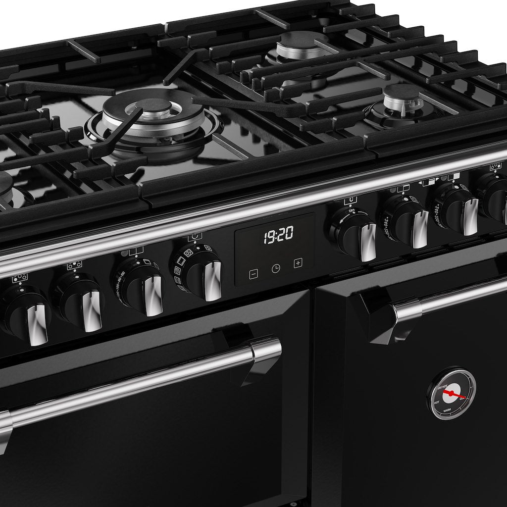 Stoves DX RCA RICH 90DF 90cm Richmond DX Dual Fuel Range Cooker - Black