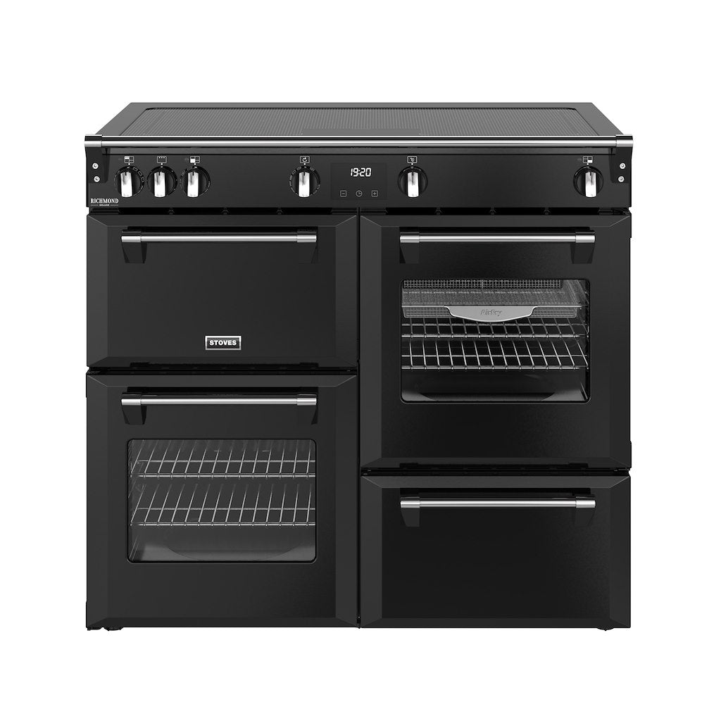 Stoves DX RCA RICH 100Ei ZLS 100cm Richmond DX Electric Induction Zoneless Range Cooker - Black