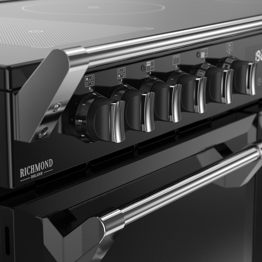 Stoves DX RCA RICH 110Ei RTY 110cm Richmond DX Electric Induction Rotary Range Cooker - Black