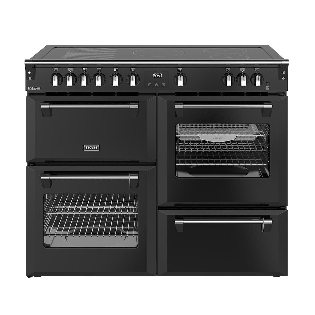 Stoves DX RCA RICH 110Ei RTY 110cm Richmond DX Electric Induction Rotary Range Cooker - Black
