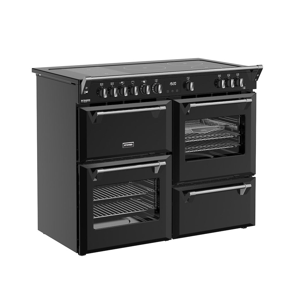 Stoves DX RCA RICH 110Ei RTY 110cm Richmond DX Electric Induction Rotary Range Cooker - Black