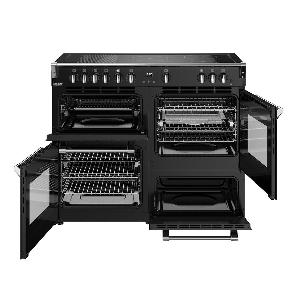 Stoves DX RCA RICH 110Ei RTY 110cm Richmond DX Electric Induction Rotary Range Cooker - Black