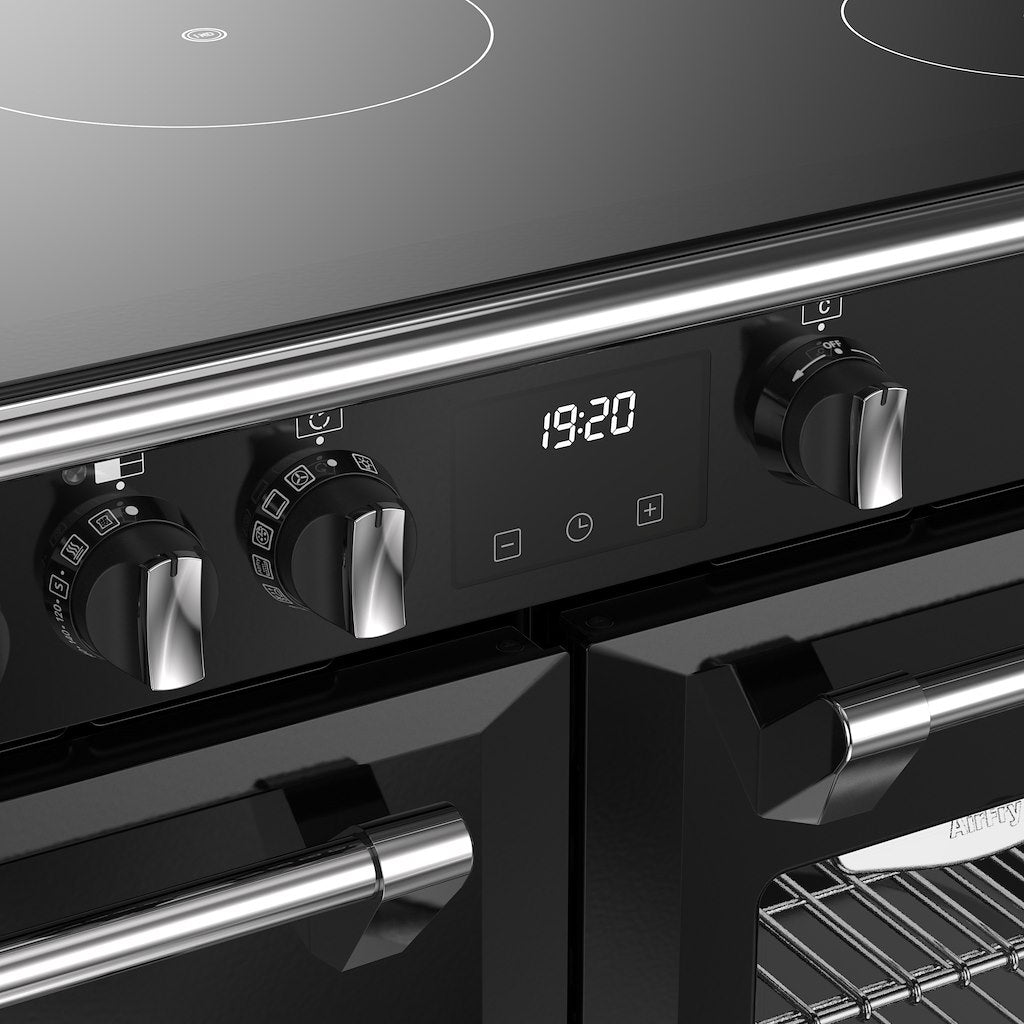 Stoves DX RCA RICH 110Ei RTY 110cm Richmond DX Electric Induction Rotary Range Cooker - Black