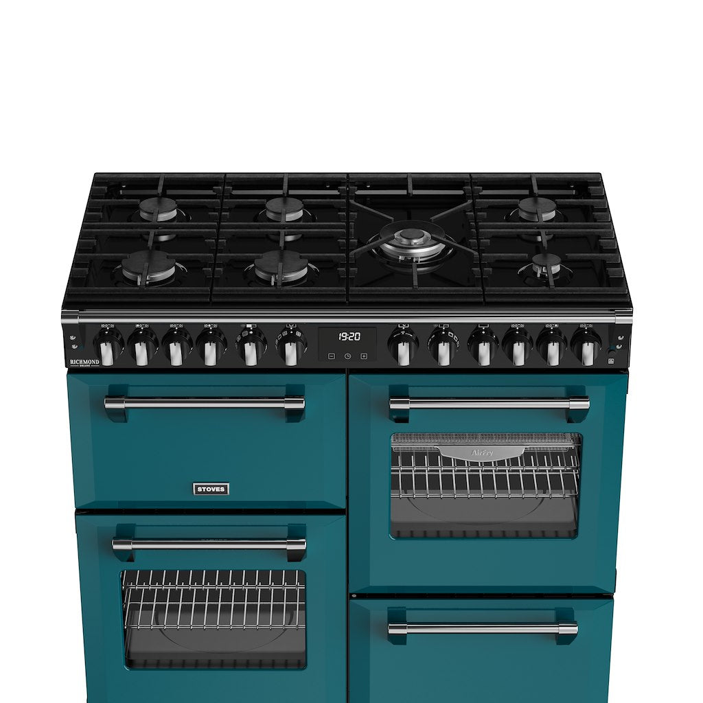 Stoves DX RCA RICH 100DF 100cm Richmond DX Dual Fuel Range Cooker - Deep Marine