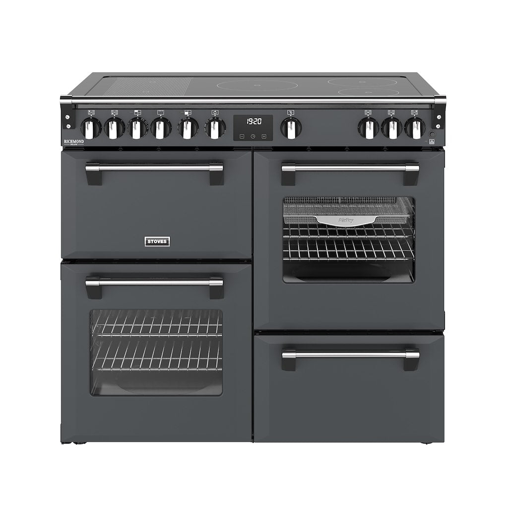 Stoves DX RCA RICH 100Ei RTY 100cm Richmond DX Electric Induction Rotary Range Cooker - Anthracite Grey