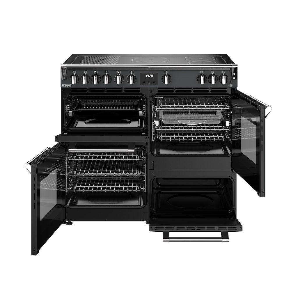 Stoves DX RCA RICH 100Ei RTY 100cm Richmond DX Electric Induction Rotary Range Cooker - Anthracite Grey