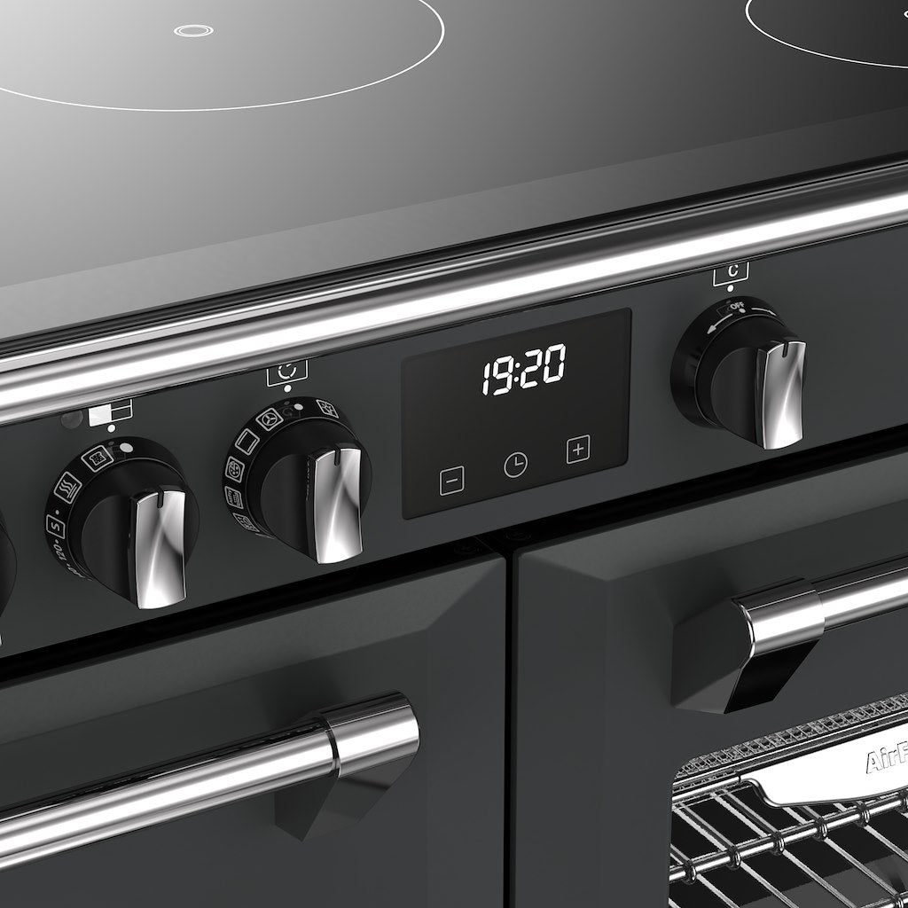 Stoves DX RCA RICH 100Ei RTY 100cm Richmond DX Electric Induction Rotary Range Cooker - Anthracite Grey