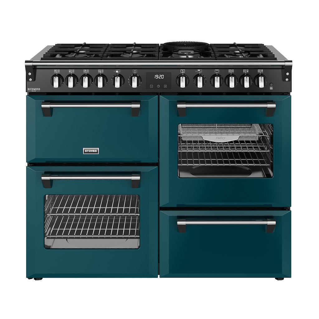 Stoves DX RCA RICH 110DF 110cm Richmond DX Dual Fuel Range Cooker - Deep Marine