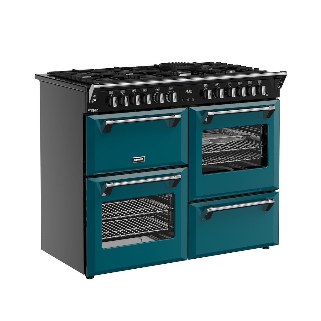 Stoves DX RCA RICH 110DF 110cm Richmond DX Dual Fuel Range Cooker - Deep Marine
