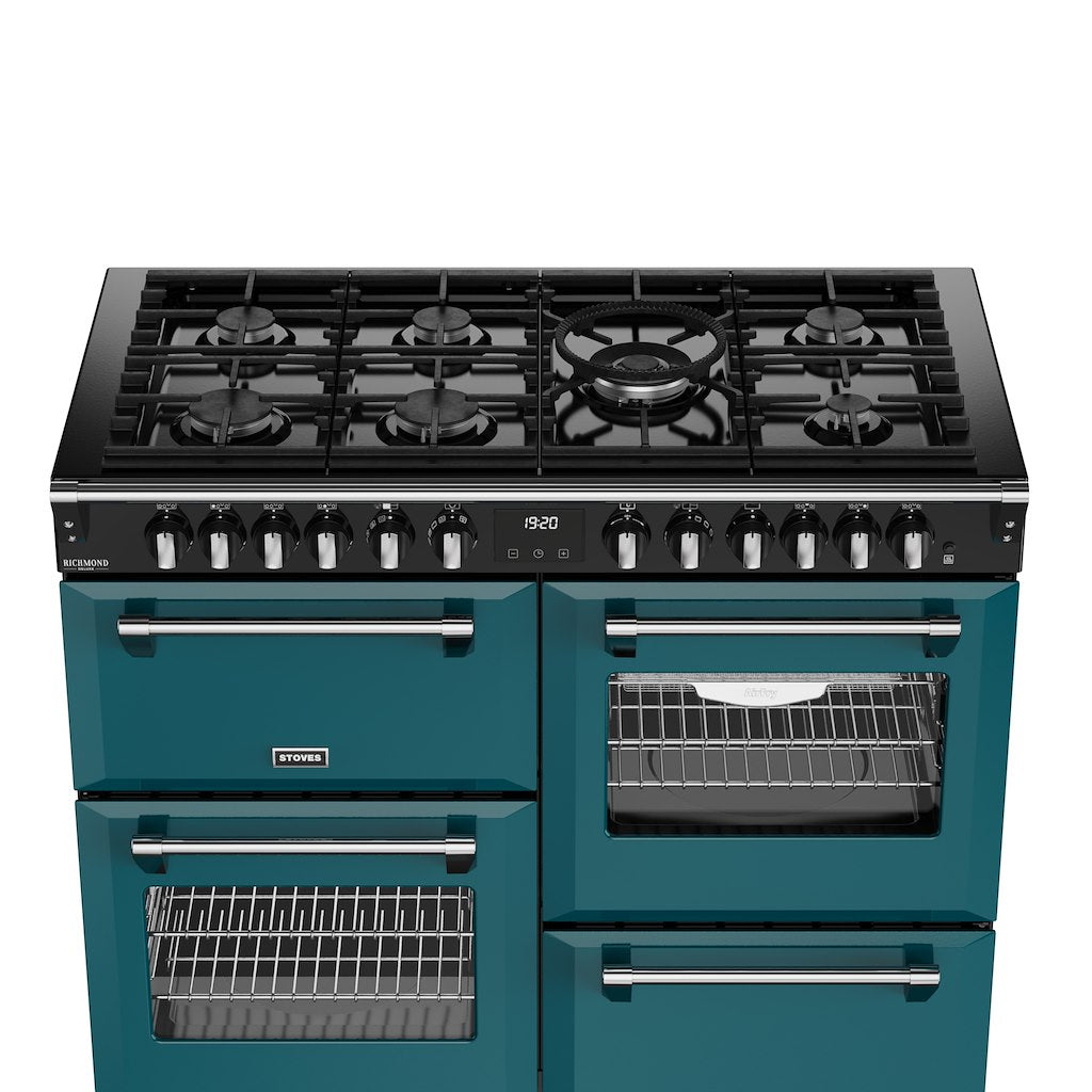 Stoves DX RCA RICH 110DF 110cm Richmond DX Dual Fuel Range Cooker - Deep Marine