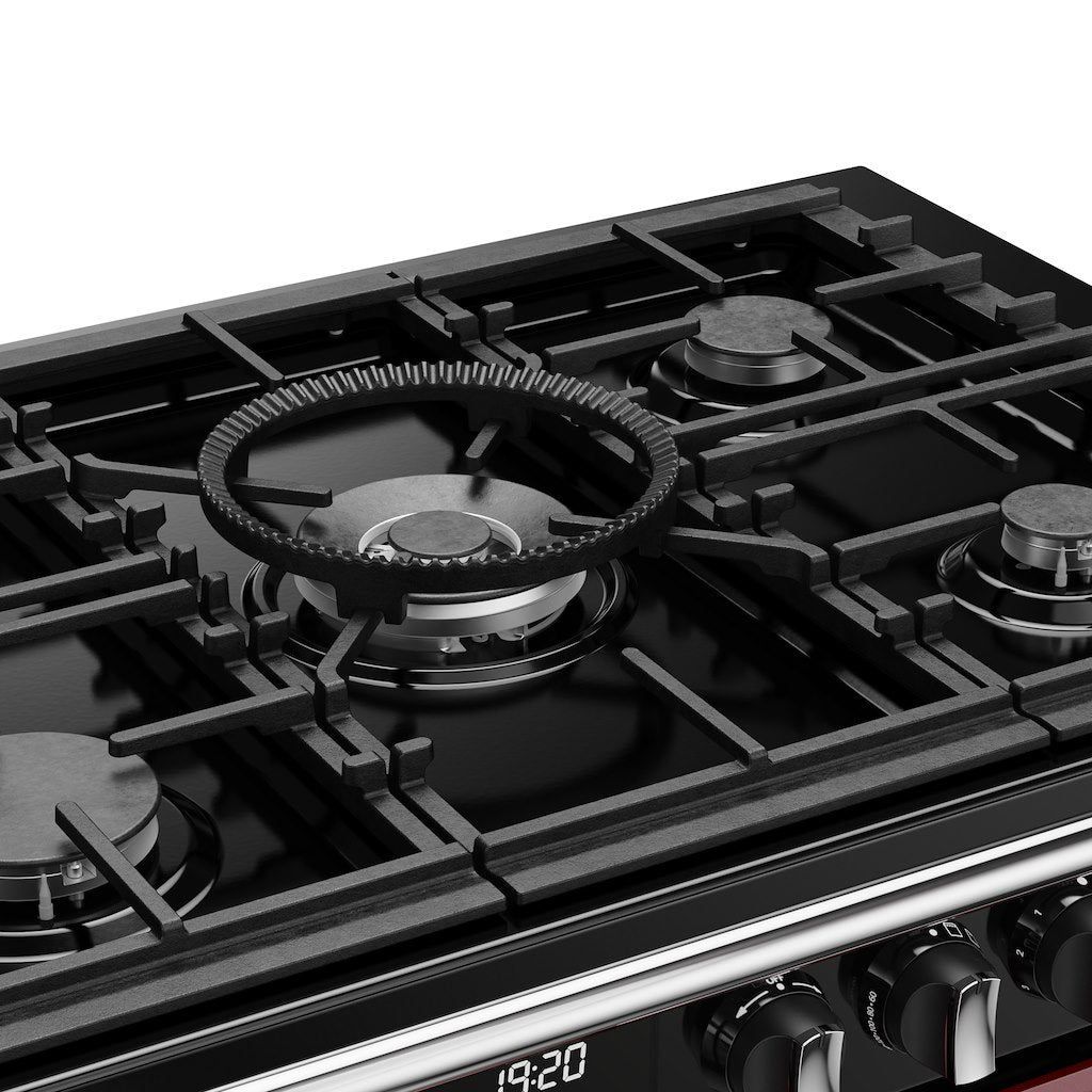 Stoves DX RCA RICH 110DF 110cm Richmond DX Dual Fuel Range Cooker - Garnet Red